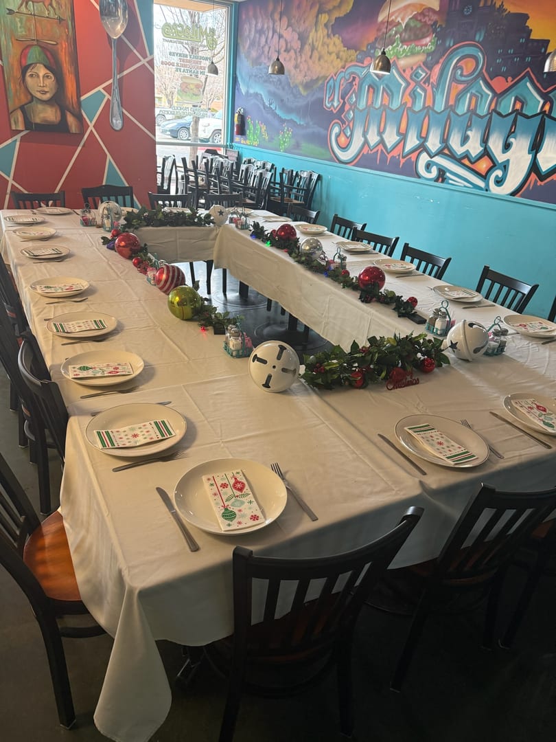 El Milagro catering display