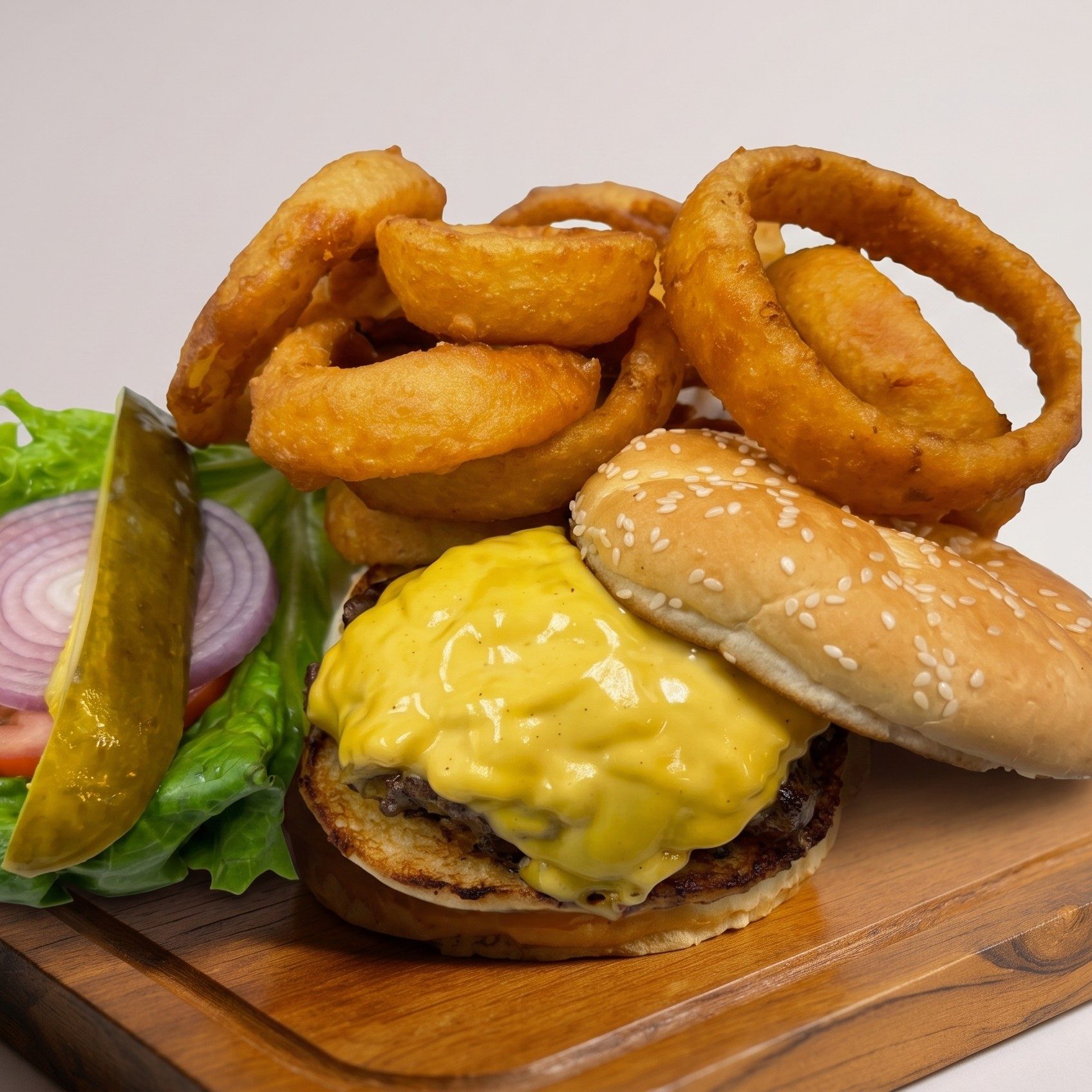 6 oz Ultimate Cheeseburger.